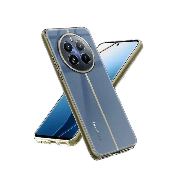 BUĞZ Realme 12 5g Kılıf Lüx Şeffaf Silikon