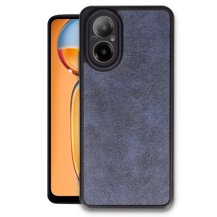 BUĞZ Realme 12 Lite Kılıf Aras Deri Kapak - Lacivert