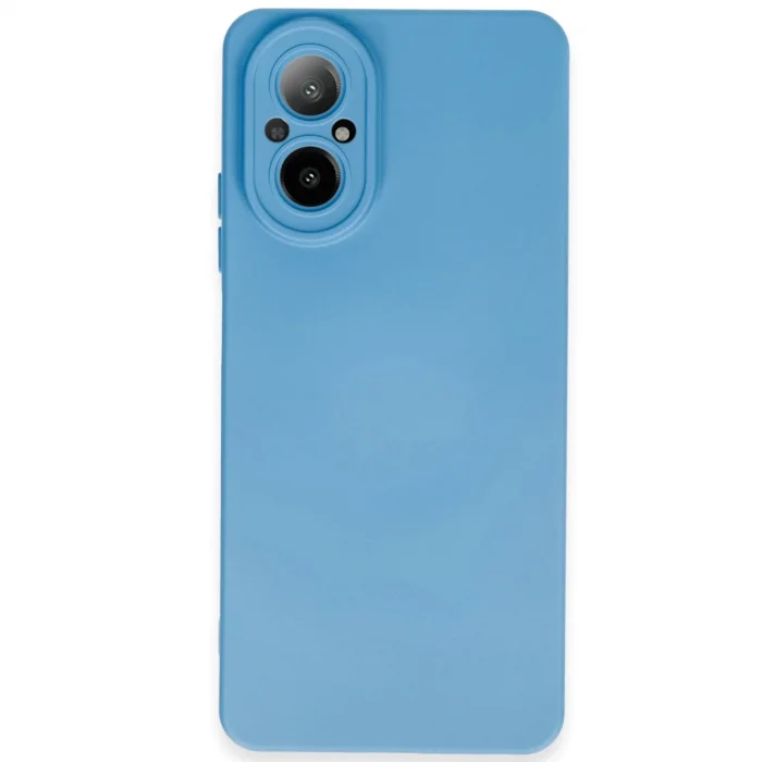 BUĞZ Realme 12 Lite Kılıf Nano İçi Kadife Silikon - Mavi