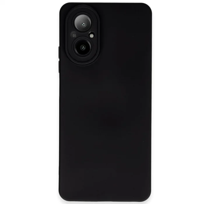 BUĞZ Realme 12 Lite Kılıf Nano İçi Kadife Silikon - Siyah