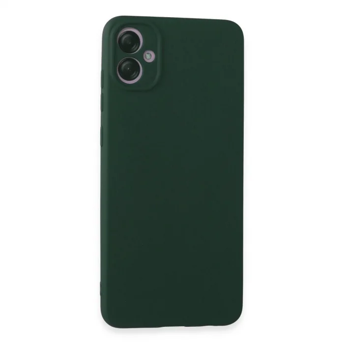 BUĞZ Samsung Galaxy A05 Kılıf First Silikon - Koyu Yeşil