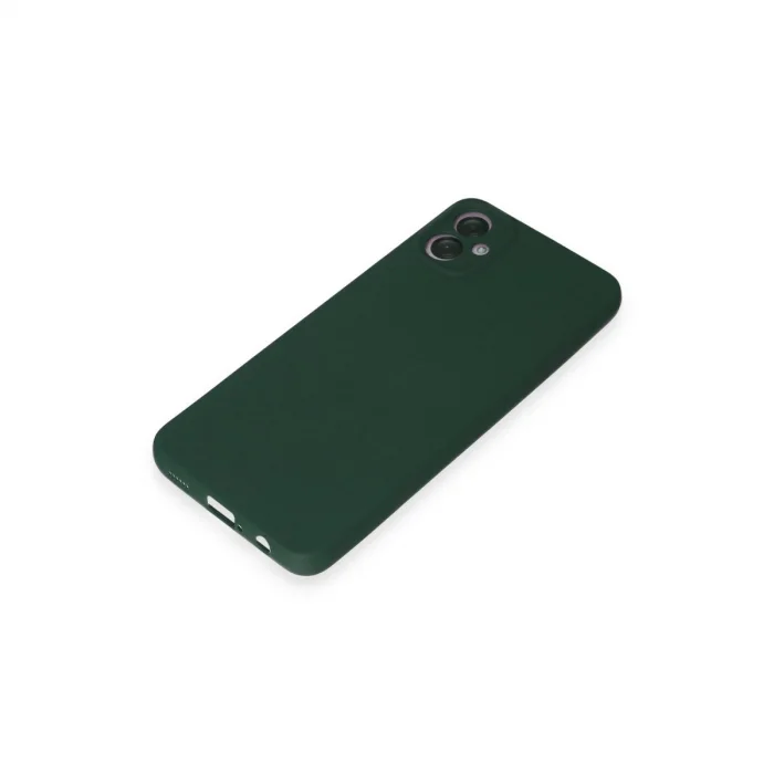 BUĞZ Samsung Galaxy A05 Kılıf First Silikon - Koyu Yeşil