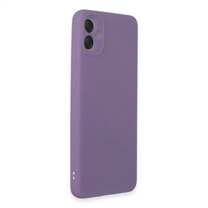 BUĞZ Samsung Galaxy A05 Kılıf First Silikon - Lila