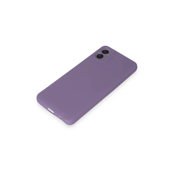 BUĞZ Samsung Galaxy A05 Kılıf First Silikon - Lila