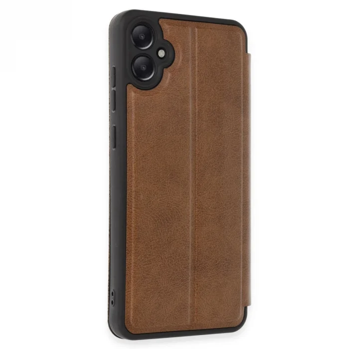 BUĞZ Samsung Galaxy A05 Kılıf Flip Cover - Taba