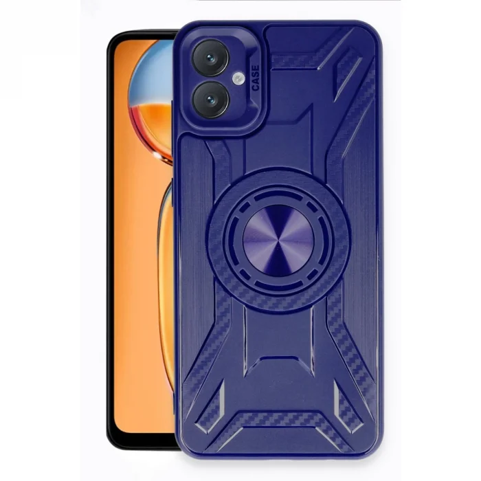 BUĞZ Samsung Galaxy A05 Kılıf Lincoln Silikon - Lacivert