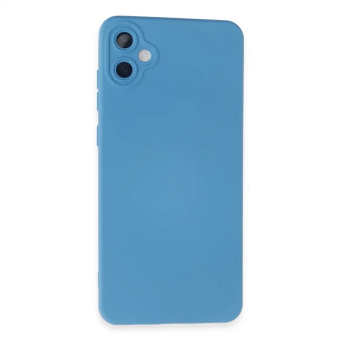 BUĞZ Samsung Galaxy A05 Kılıf Nano İçi Kadife Silikon - Mavi