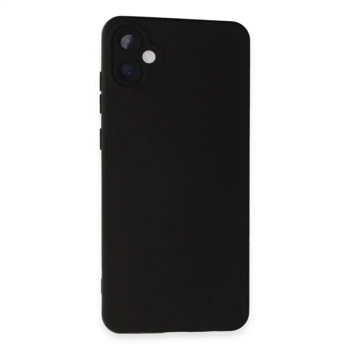 BUĞZ Samsung Galaxy A05 Kılıf Nano İçi Kadife Silikon - Siyah