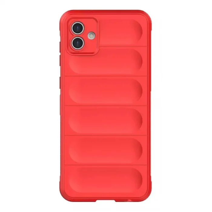 BUĞZ Samsung Galaxy A05 Kılıf Optimum Silikon - Kırmızı