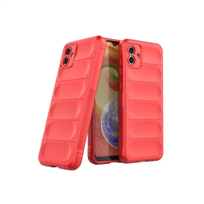 BUĞZ Samsung Galaxy A05 Kılıf Optimum Silikon - Kırmızı
