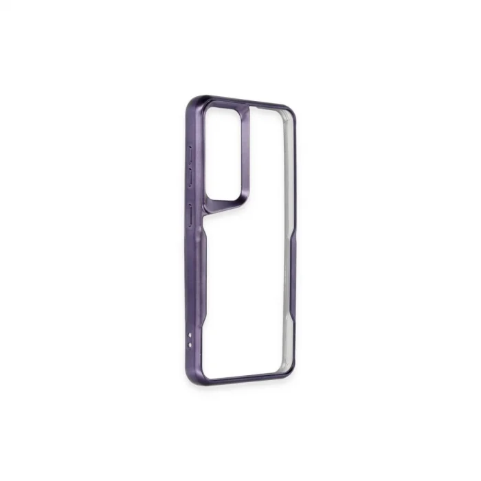 BUĞZ Samsung Galaxy A05s Kılıf Boyi Silikon Kapak - Derin Mor