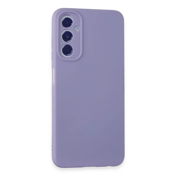 BUĞZ Samsung Galaxy A05s Kılıf First Silikon - Lila
