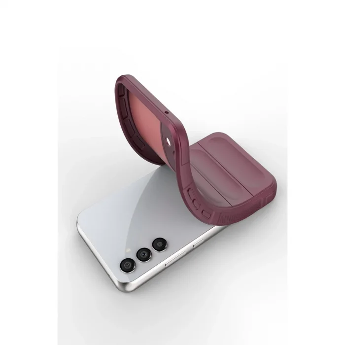 BUĞZ Samsung Galaxy A15 4g Kılıf Optimum Silikon - Bordo