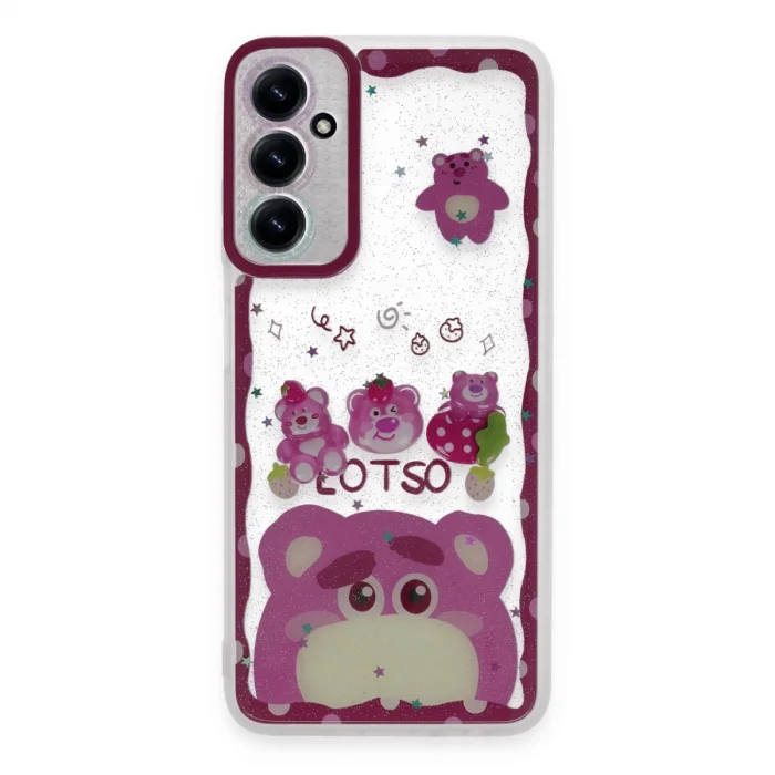 BUĞZ Samsung Galaxy A15 4g Kılıf Sweet Desenli Silikon Kapak - Pembe