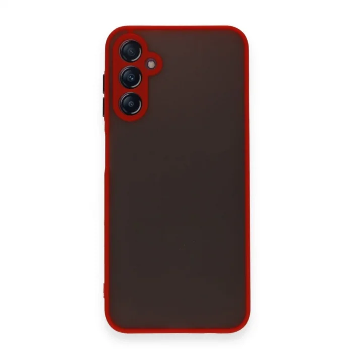 BUĞZ Samsung Galaxy A25 5g Kılıf Montreal Silikon Kapak - Kırmızı