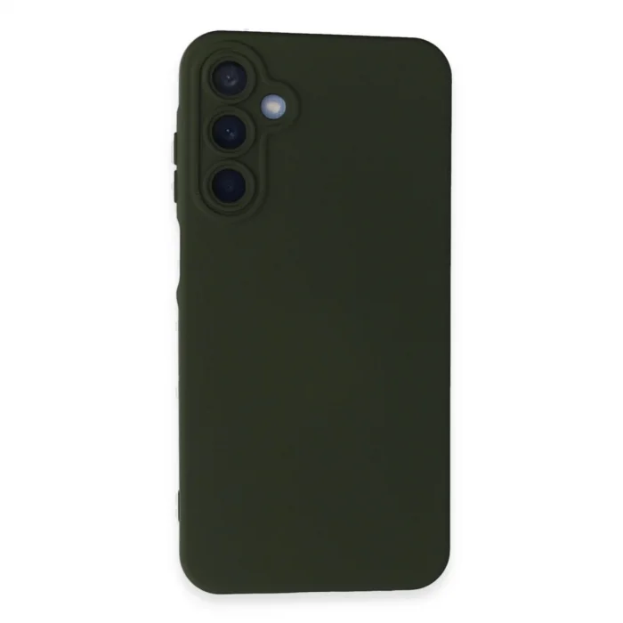 BUĞZ Samsung Galaxy A25 5g Kılıf Nano İçi Kadife Silikon - Koyu Yeşil