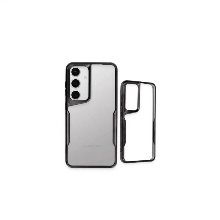 BUĞZ Samsung Galaxy A35 5g Kılıf Boyi Silikon Kapak - Gümüş