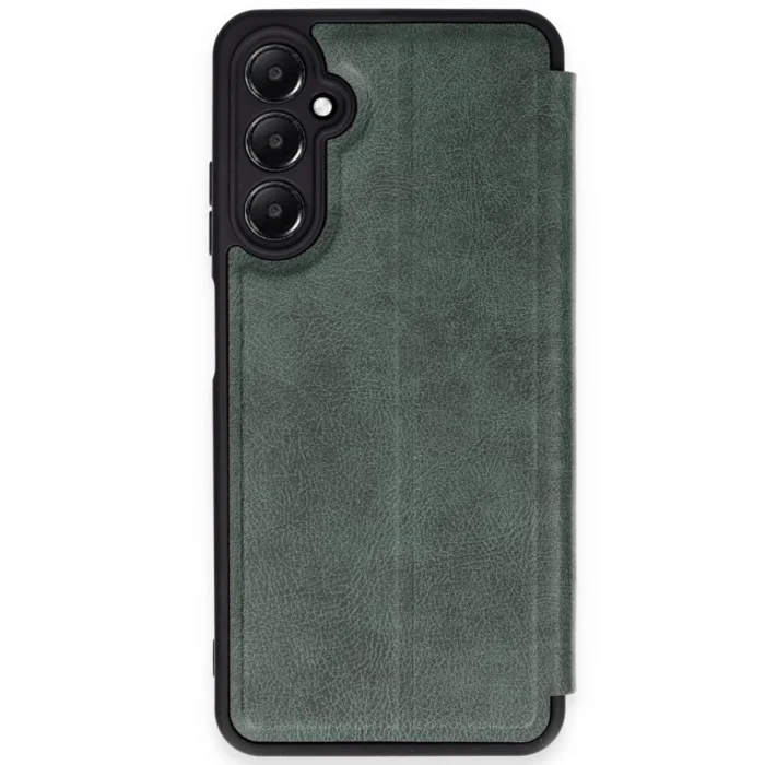 BUĞZ Samsung Galaxy A35 5g Kılıf Flip Cover - Koyu Yeşil