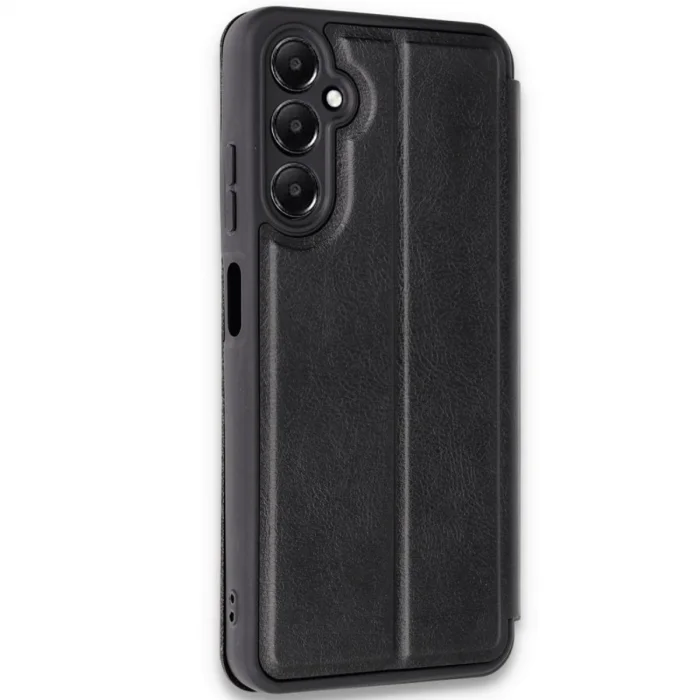 BUĞZ Samsung Galaxy A35 5g Kılıf Flip Cover - Siyah