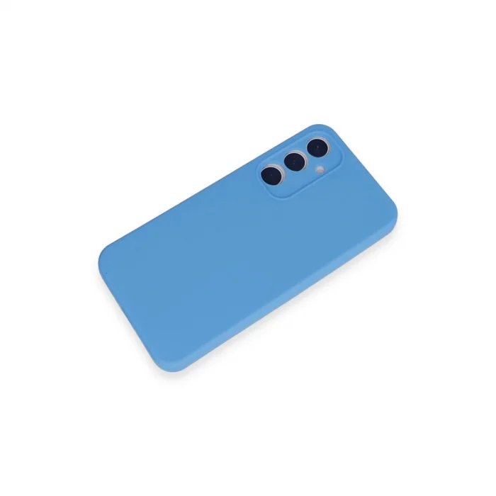 BUĞZ Samsung Galaxy A35 5g Kılıf Nano İçi Kadife Silikon - Mavi