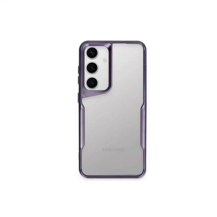 BUĞZ Samsung Galaxy A55 5g Kılıf Boyi Silikon Kapak - Derin Mor