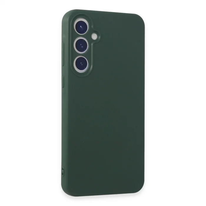 BUĞZ Samsung Galaxy A55 5g Kılıf First Silikon - Koyu Yeşil