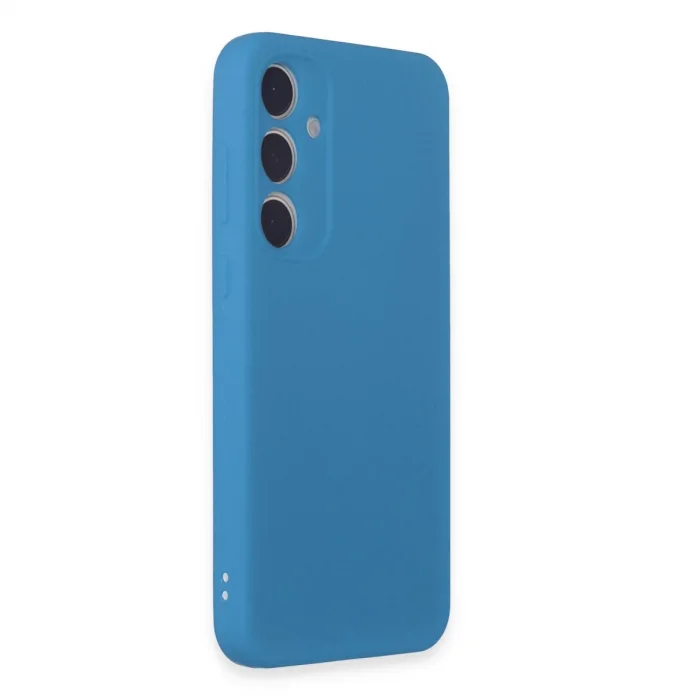 BUĞZ Samsung Galaxy A55 5g Kılıf First Silikon - Mavi