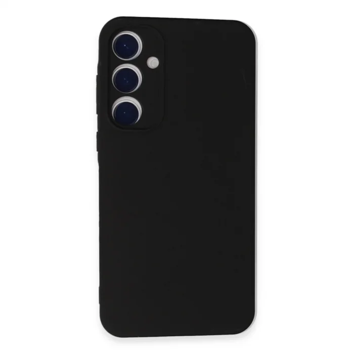 BUĞZ Samsung Galaxy A55 5g Kılıf Nano İçi Kadife Silikon - Siyah