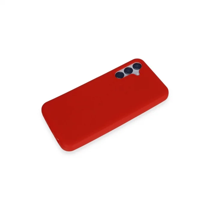 BUĞZ Samsung Galaxy M15 Kılıf First Silikon - Kırmızı