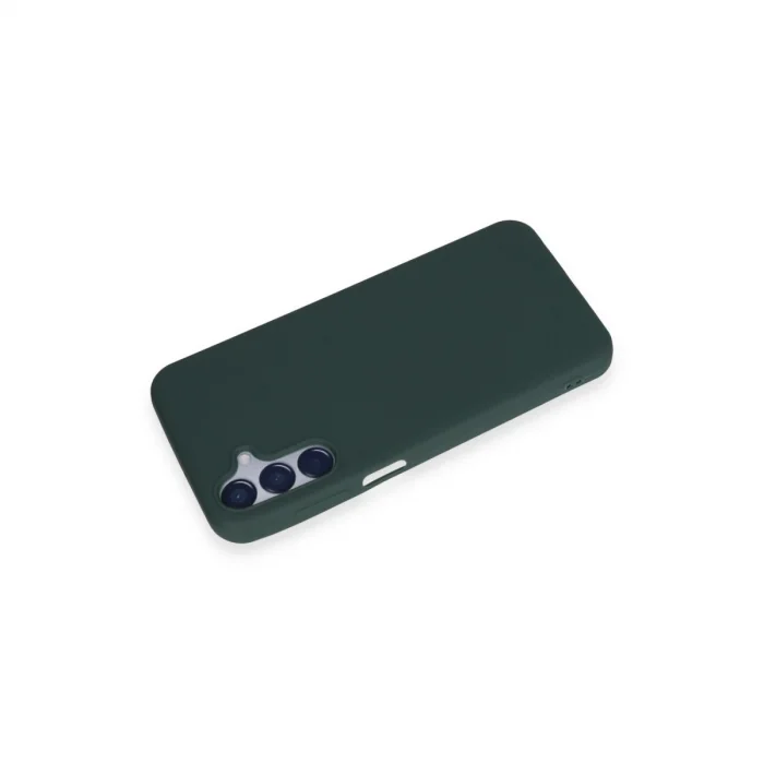 BUĞZ Samsung Galaxy M15 Kılıf First Silikon - Koyu Yeşil