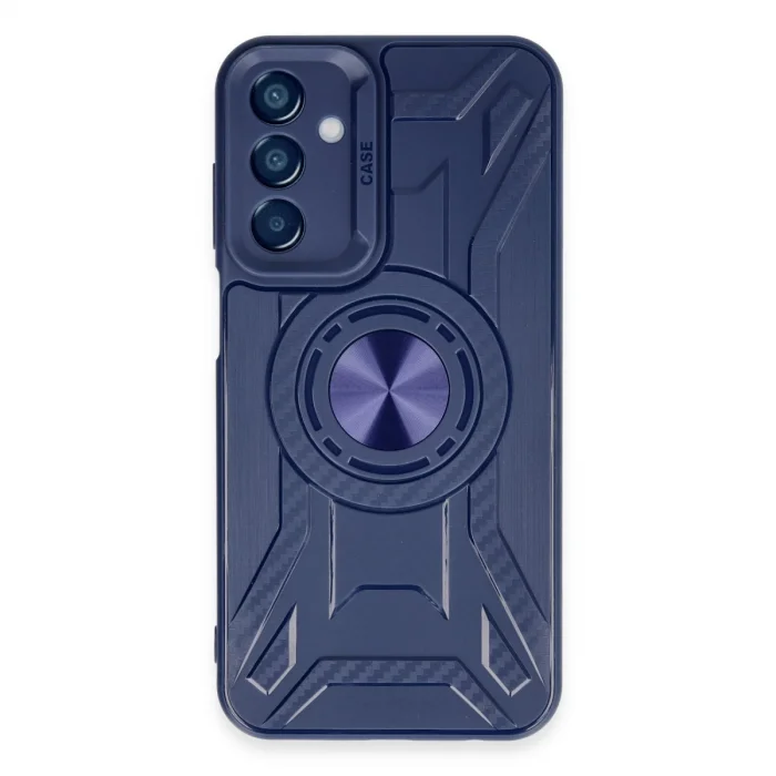 BUĞZ Samsung Galaxy M15 Kılıf Lincoln Silikon - Lacivert