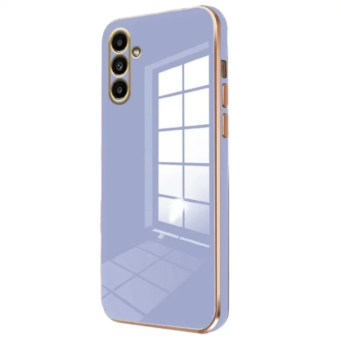 BUĞZ Samsung Galaxy M15 Kılıf Volet Silikon - Mavi