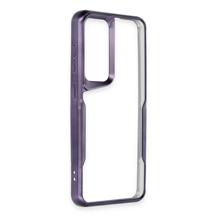 BUĞZ Samsung Galaxy S24 Kılıf Boyi Silikon Kapak - Derin Mor