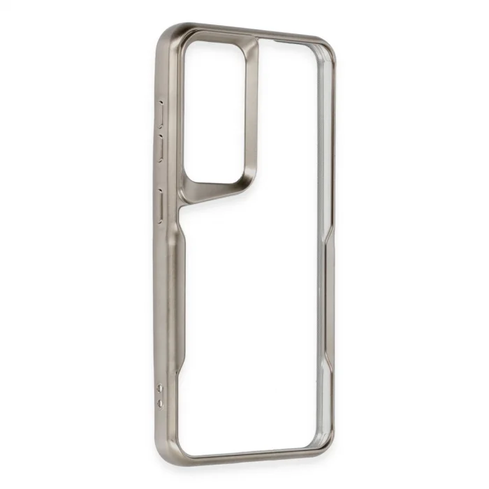 BUĞZ Samsung Galaxy S24 Kılıf Boyi Silikon Kapak - Titan Gri