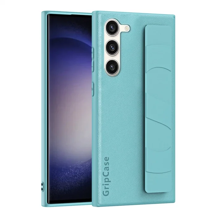 BUĞZ Samsung Galaxy S24 Kılıf Data Kapak - Açık Mavi