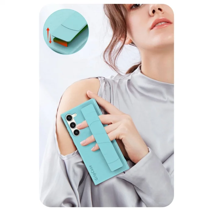 BUĞZ Samsung Galaxy S24 Kılıf Data Kapak - Siyah