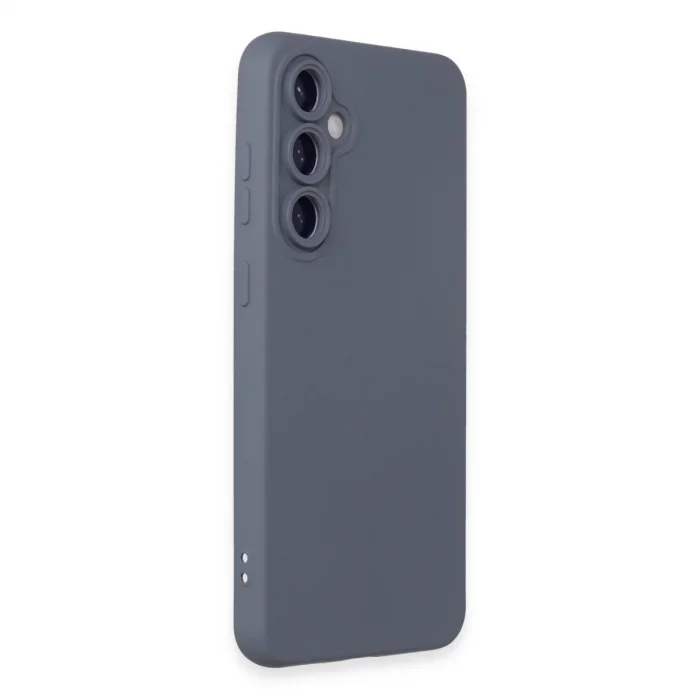 BUĞZ Samsung Galaxy S24 Kılıf Nano İçi Kadife Silikon - Gri