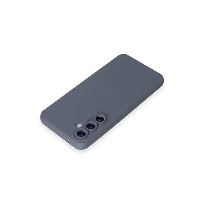 BUĞZ Samsung Galaxy S24 Kılıf Nano İçi Kadife Silikon - Gri