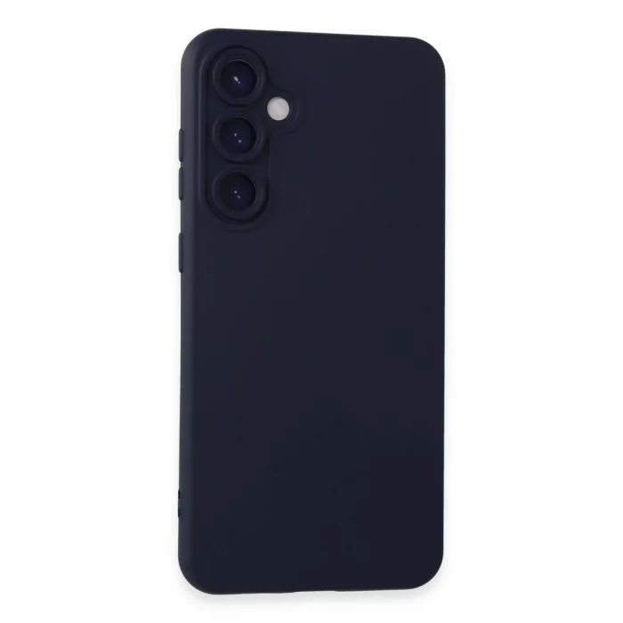 BUĞZ Samsung Galaxy S24 Kılıf Nano İçi Kadife Silikon - Lacivert