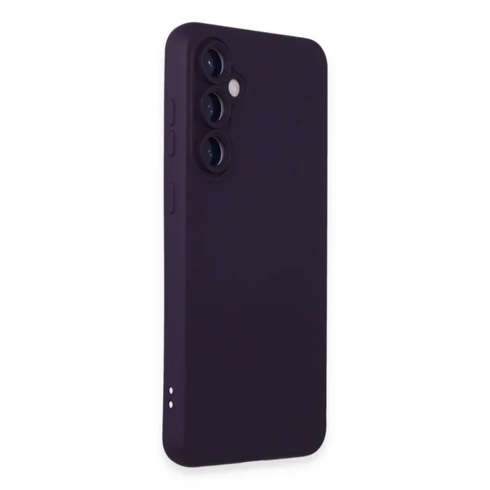 BUĞZ Samsung Galaxy S24 Kılıf Nano İçi Kadife Silikon - Mor