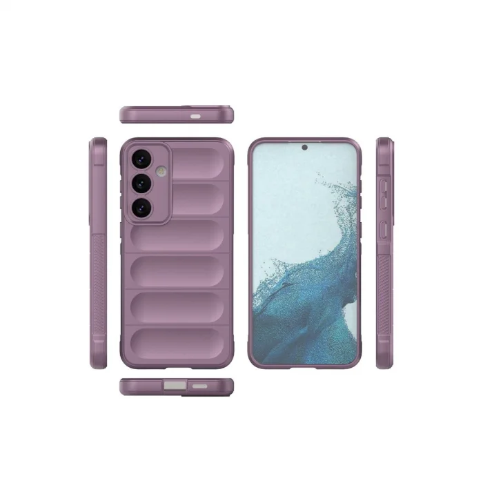BUĞZ Samsung Galaxy S24 Kılıf Optimum Silikon - Mor