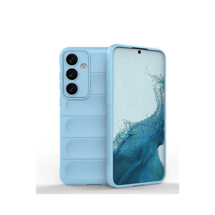 BUĞZ Samsung Galaxy S24 Kılıf Optimum Silikon - Sky Blue