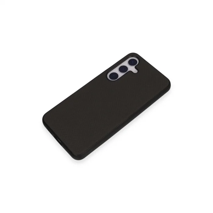 BUĞZ Samsung Galaxy S24 Kılıf Taft Kapak - Titan Gri