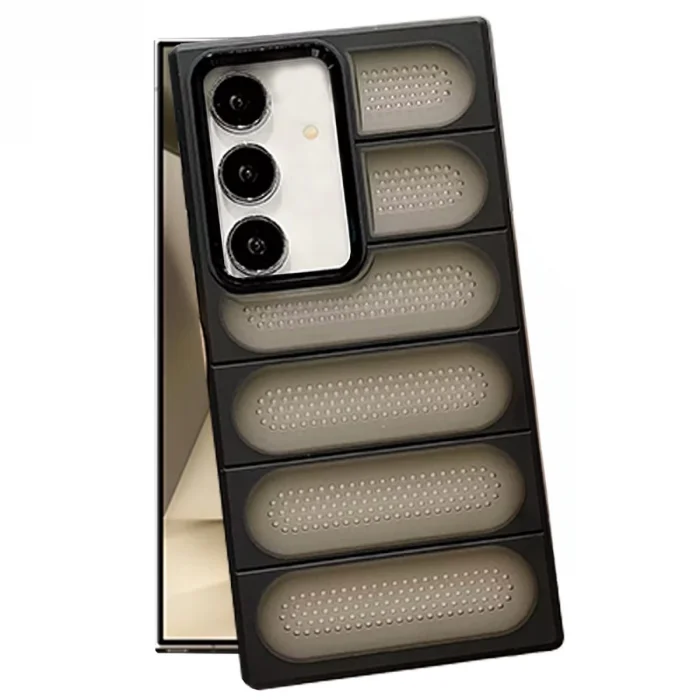 BUĞZ Samsung Galaxy S24 Plus Kılıf Airmax Silikon Kapak - Siyah