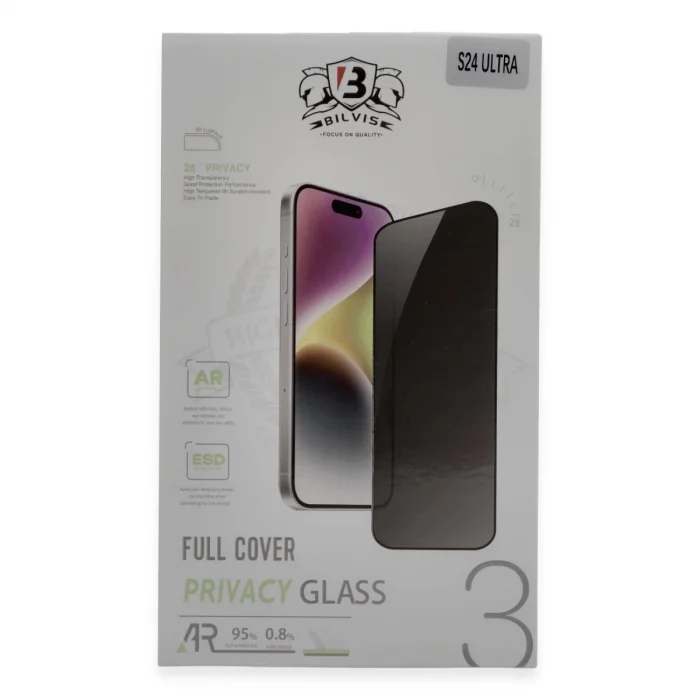 BUĞZ Samsung Galaxy S24 Ultra Bilvis Hayalet Cam Ekran Koruyucu
