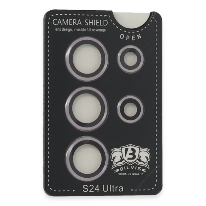 BUĞZ Samsung Galaxy S24 Ultra Bilvis Titan Kamera Lens - Derin Mor