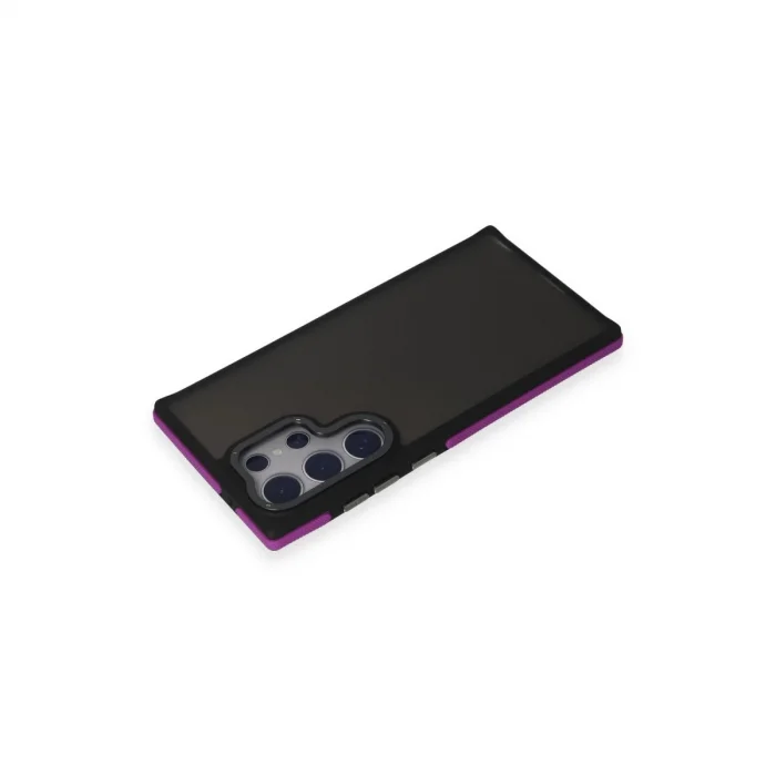 BUĞZ Samsung Galaxy S24 Ultra Harvel Kapak - Derin Mor