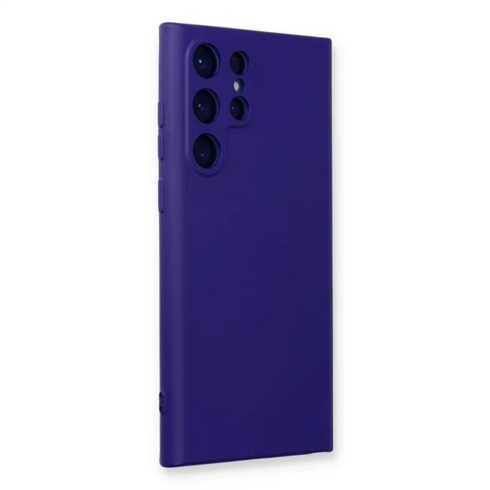 BUĞZ Samsung Galaxy S24 Ultra Kılıf Nano İçi Kadife Silikon - Mor