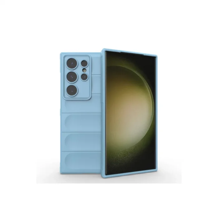 BUĞZ Samsung Galaxy S24 Ultra Kılıf Optimum Silikon - Sky Blue