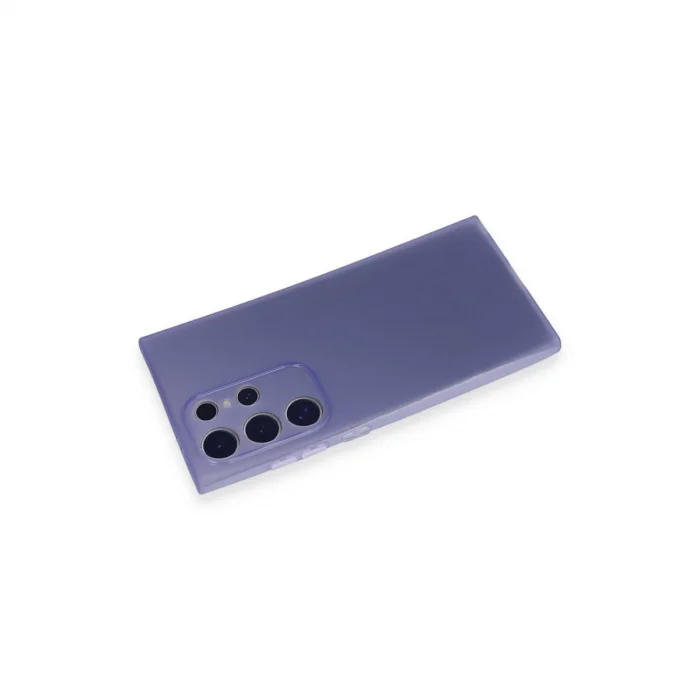 BUĞZ Samsung Galaxy S24 Ultra Kılıf Puma Silikon - Mor